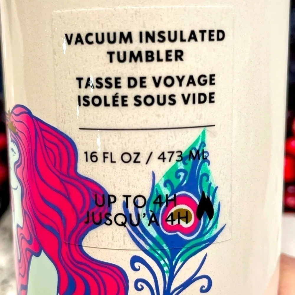 Starbucks 2024 Winter Siren Hot Drink SS Tumbler. NWT. Shimmery, gorgeous! HTF